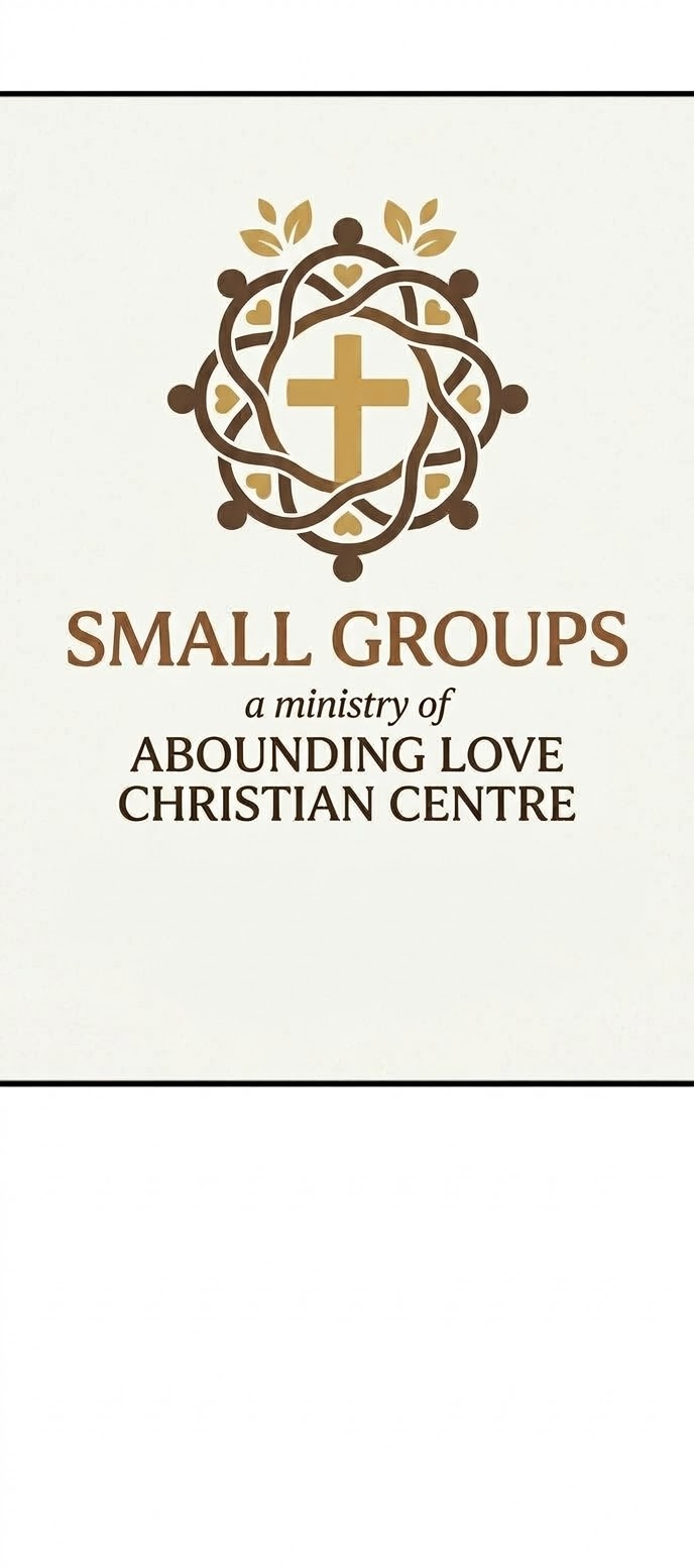 Small Groups, a ministry of Abounding Love Christian Centre. Original supplied logo.